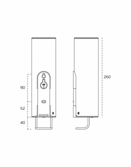 Dispensador manual de parede IN.60.490.L - Image 3