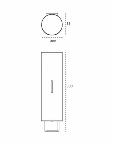 Dispensador manual de parede IN.60.490.L - Image 4