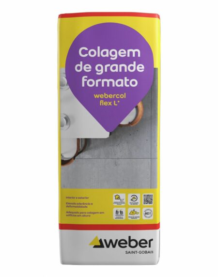 Webercol Flex L+ 25 Kg | Cinza