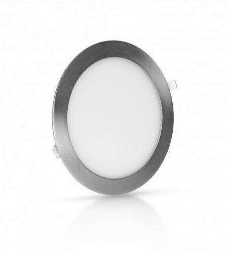 Painel LED Redondo 225mm 18W 3000K Acetinado