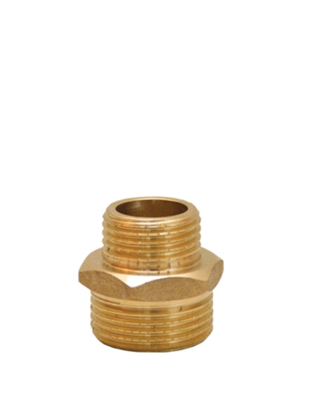 Casquilho Duplo Redução Latão M/M 1 x 3/4"